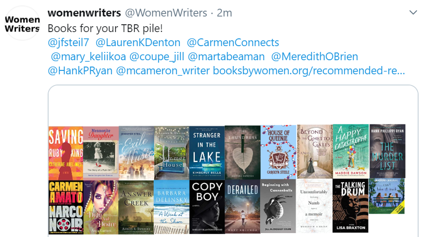 Women Writers TBR pile